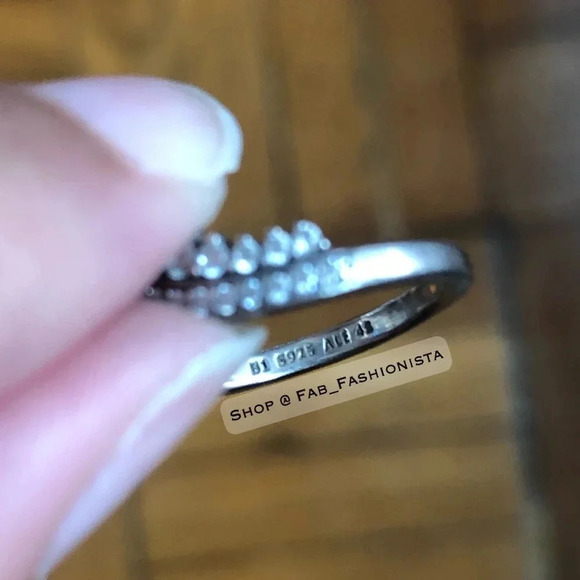 Pandora sterling silver ring size 48 4.5 - Picture 6 of 13